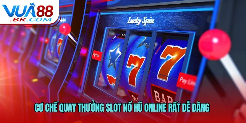 Cơ chế quay thưởng slot nổ hũ online rất dễ dàng 